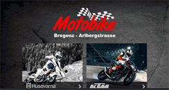 Desktop Screenshot of motobike.co.at