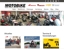Tablet Screenshot of motobike.de